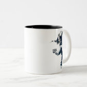 Coole Hip Hop Tänzerkunst Zweifarbige Tasse (VorderseiteRechts)