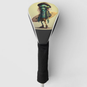 Coole Hippie Surfer Alien Hoodie Golf Headcover