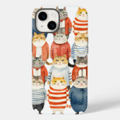 COOLE HIPSTER CATS Case-Mate iPhone HÜLLE (Rückseite)