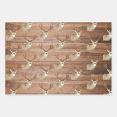 Coole Hirschknock-Camouflage Fischen Männer Geschenkpapier Set (Vorderseite 3)