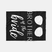 Coole Hochzeitsausrüstung für die Braut Littl Fleecedecke (Vorderseite (Horizontal))