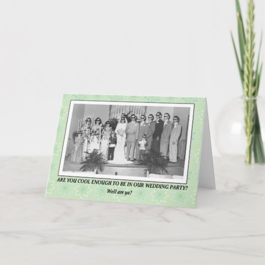 Coole Hochzeitsfeier Einladung (Vorderseite)