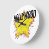 Coole Hollywood Uhr! Runde Wanduhr (Winkel)
