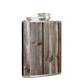 Coole Holzstruktur Flachmann (Rechts)