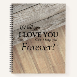 Coole Holzstruktur Notizblock