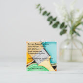 Coole Home Painter-Visitenkarten Quadratische Visitenkarte (Stehend Vorderseite)