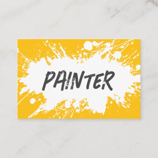 Coole Home Painter-Visitenkarten Visitenkarte (Rückseite)