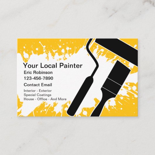 Coole Home Painter-Visitenkarten Visitenkarte (Vorderseite)