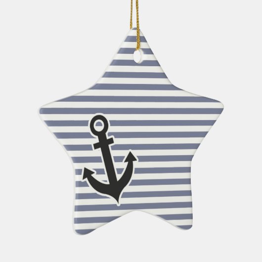 Coole horizontale Graustreifen;Anker Keramikornament (Rechts)