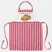 Coole Hotdog-Anbieter fügen Text hinzu Schürze (Vorderseite)