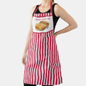 Coole Hotdog-Anbieter fügen Text hinzu Schürze (InSitu)