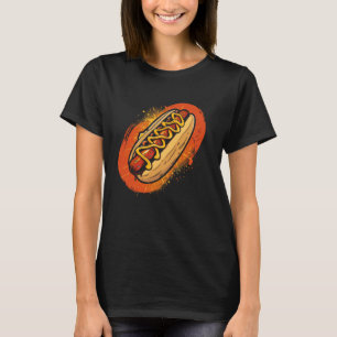 Coole Hotdog-Grafik für Männer - Würstchen - Hot D T-Shirt