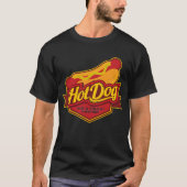 coole Hotdog-Kunst T-Shirt (Vorderseite)