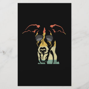 Coole Hühner Hunde Retro Vintager T - Shirt Briefpapier