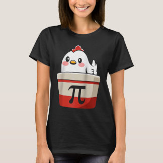 Coole Hühner-Pot-Pi-Symbol-Mathematik für Lehrer S T-Shirt