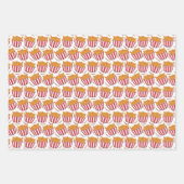 coole Hühnereisen-Muster Fast Food Geschenkpapier Set (Vorderseite 2)