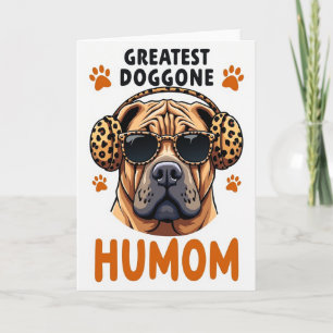 Coole Hunde-Humom-Karte Karte