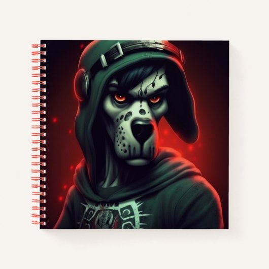 Coole Hunde Notizblock (Vorderseite)