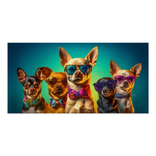 Coole Hunde Poster (Vorderseite)