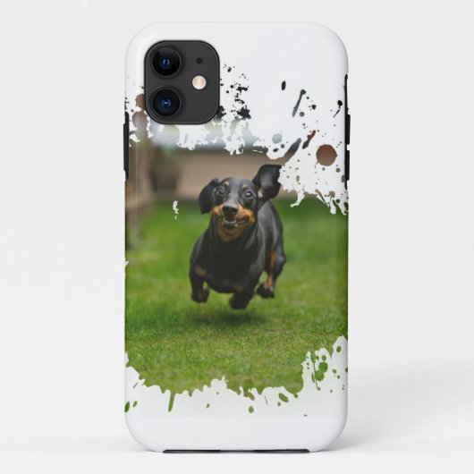 Coole Hundehalterung Case-Mate iPhone Hülle (Rückseite)