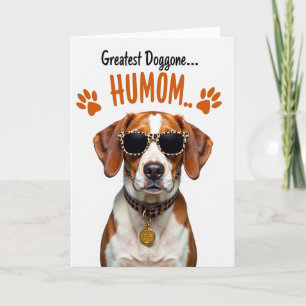 Coole Hundemutter-Tag-Grußkarte Karte