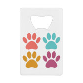 Coole Hundepapierdrucke Geldbeutel Flaschenöffner (Vorderseite)