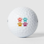 Coole Hundepapierdrucke Golfball (Vorderseite)