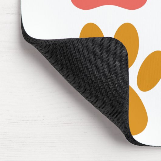 Coole Hundepapierdrucke Mousepad (Ecke)