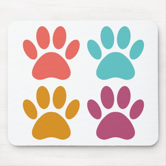 Coole Hundepapierdrucke Mousepad (Vorne)