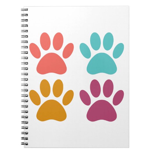 Coole Hundepapierdrucke Notizblock (Vorderseite)