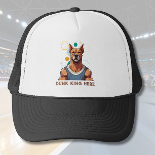 Coole Hundeschenke für Basketball-Liebhaber Traine Truckerkappe