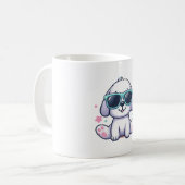 Coole Hundestil Kaffeetasse (Vorderseite Links)