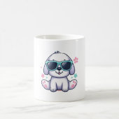 Coole Hundestil Kaffeetasse (Mittel)
