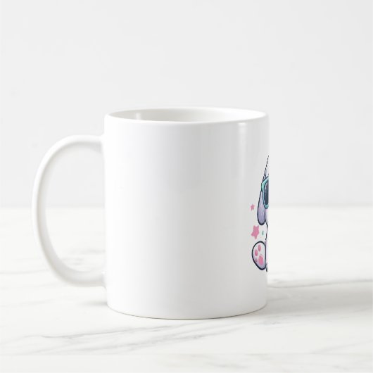 Coole Hundestil Kaffeetasse (Links)