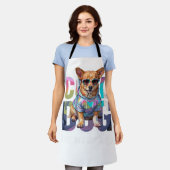 Coole Hundestyle Schürze (Getragen)