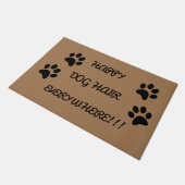 Coole Hundmatte Fußmatte (Schrägansicht)