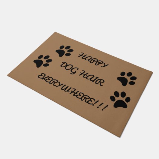 Coole Hundmatte Fußmatte (Schrägansicht)