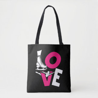 coole i Liebe Figur Eis Skaten Jungen und Mädchen Tasche