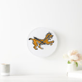 Coole iberische LYNX - gefährdete Arten - Runde Wanduhr (Zuhause)