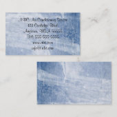 Coole Ice Blue-Visitenkarte Visitenkarte (Vorne/Hinten)