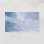 Coole Ice Blue-Visitenkarte Visitenkarte (Rückseite)