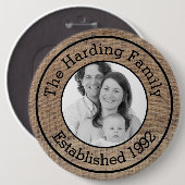 Coole Imitat-Leinwand kundengebundenes Button (Vorne & Hinten)