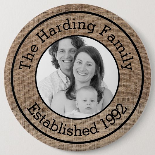 Coole Imitat-Leinwand kundengebundenes Button (Vorderseite)