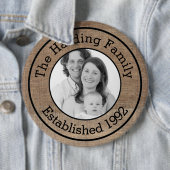 Coole Imitat-Leinwand kundengebundenes Button (Beispiel)