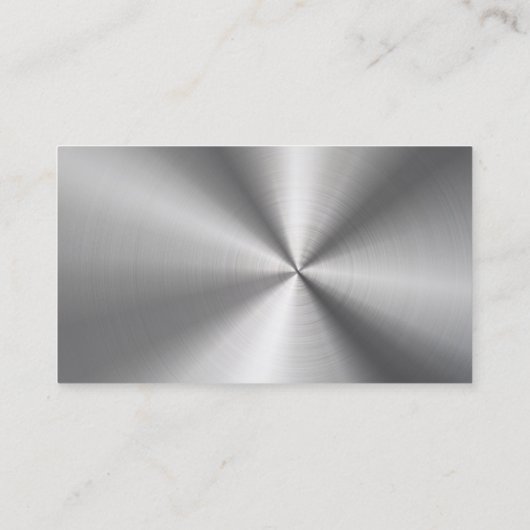 Coole Imitat-rostfreier Visitenkarte (Rückseite)