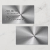 Coole Imitat - Stahlfinanzberater - Visitenkarte (Vorne/Hinten)
