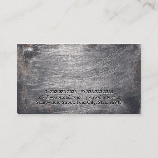 Coole Imitate - Business Cards für die Fitness von Visitenkarte (Rückseite)