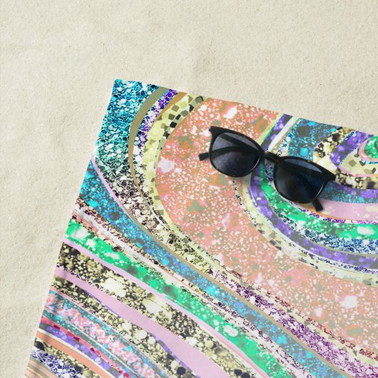 Coole Imitate Glitzer aus Marmor Strandtuch (Beispiel)