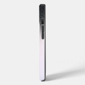 Coole Imitate Lashes Schwarzer Glitzer Ombre Case-Mate iPhone Hülle (Rückseite / Links)