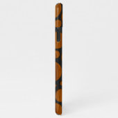 Coole Imitate Metal Moderne Holzkörnmuster iPhone Hülle (Rechte Seite)